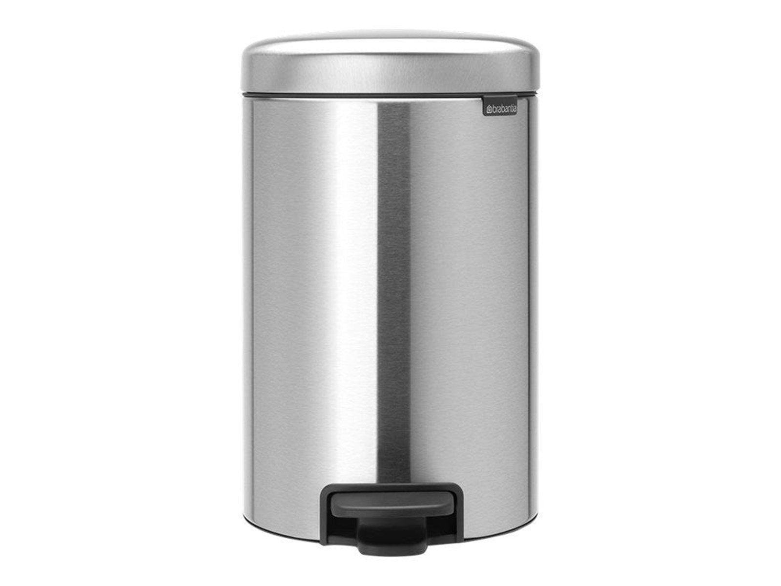 brabantia newIcon - rubbish bin - 12 L - matt steel brabantia newIcon - rubbish bin - 12 L - matt steel